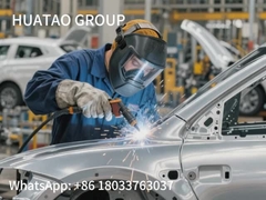 高級アルミ製の溶接線