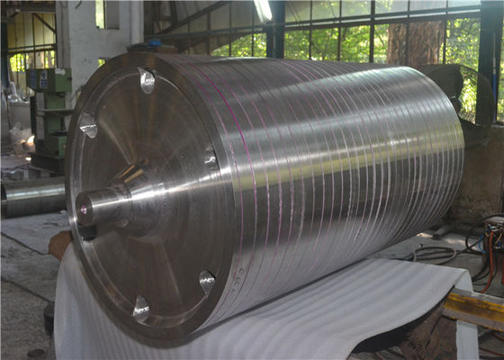 2000m/Min Grooved Press Roll Paper Making Machine Parts CE