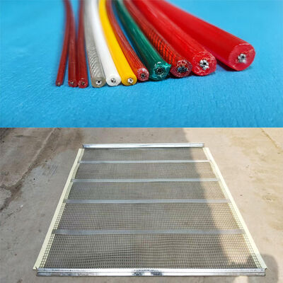 3mm x 5mm Aperture Size Polyurethane Screen Mesh with Stainless Steel Wire Reinforced for High Wear Resistance in Quarry Screening