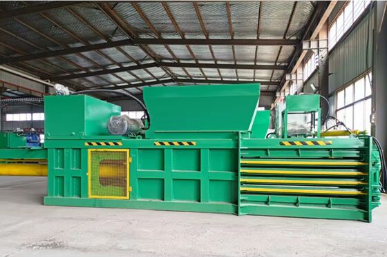 Waste Paper Hydraulic Baler Machine With High Pressure Of 140 Tons
