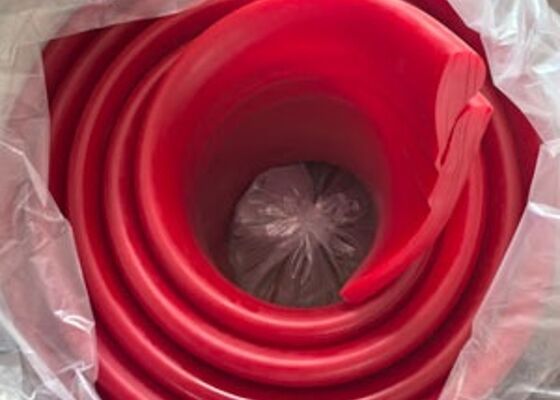 Conveyor Belt Polyurethane Skirting Board Blue PU Material Long Service Life Design