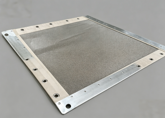HUATAO 316L Grommet Screen Black PU-Strip Chemical Resistant for Rotex Separators