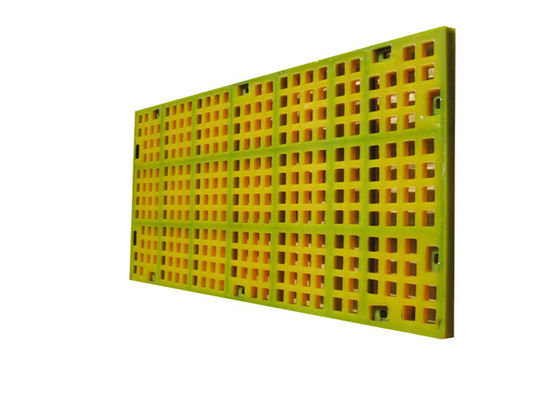 Wear-Resistant Polyurethane Tension Screen Panel with 5-50mm Aperture for Mining Equipment and Multiple Connection Types