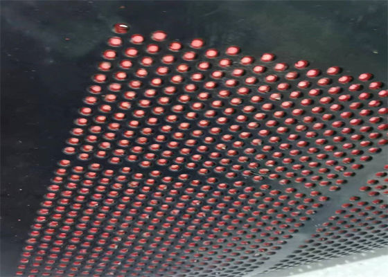 5mm Aperture Size Round Hole Rubber Self-Cleaning Screen with Hook Installation and Customizable Length for Beneficiation
