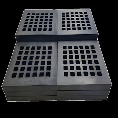 Durable Black Color 40mm Thickness Rubber Screen Panel For Mining Vibrating Screens