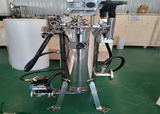 SS304 Automatic Internal Scraper Self-Cleaning Filter Housing For Food Industry
