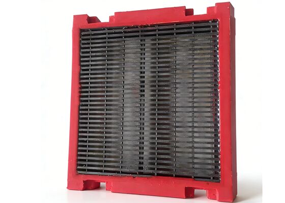 High Load Bearing High Manganese Steel Vibrating Wedge Wire Mining Screen for Mineral Classification