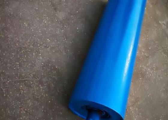 Wear Resistant Rubber Disc Return Idler with Solid Steel Shaft