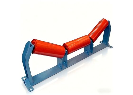 Rubber Disc Conveyor Roller Steel Shaft Bulk Material Handling Conveyor System