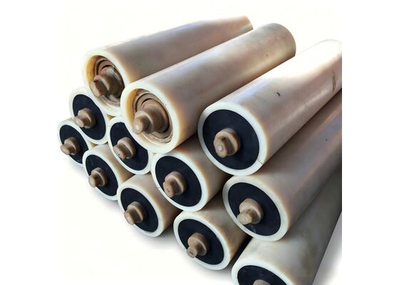Coal Mine Return Conveyor Rubber Disc Cleaning Roller