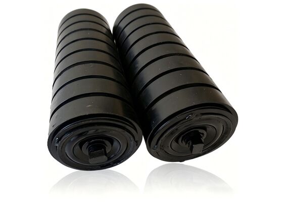 Conveyor Belt Roller HDPE Material Long Life Aggregate Conveyor Spare Component