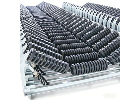 Plastic Conveyor Roller Waterproof Low Noise Coal Handling Conveyor Supporting Part