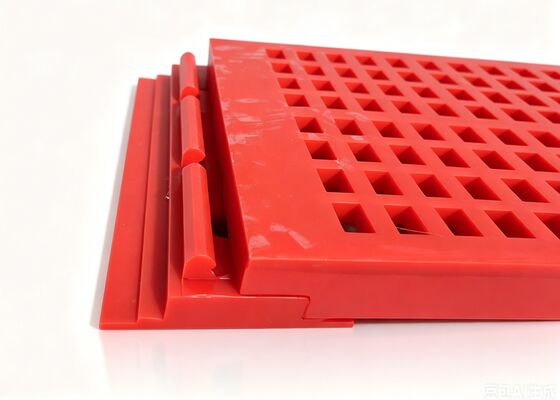 Polyurethane Screen Mesh with Tapered Holes for Anti-Plugging Performance Mining