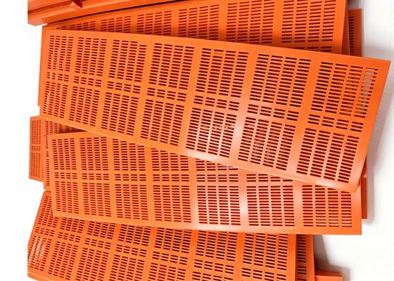 Bolt-Down Polyurethane Screen Panel for Rigid Deck Vibrating Screen Machinery