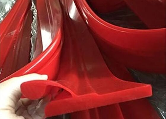 PU Conveyor Belt Skirting Roll High Elasticity Wear Resistant Quarry Conveyor System