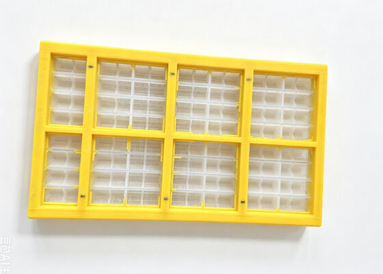 Anti-Clogging Polyurethane Screen Mesh with Diamond Aperture for High Efficiency Mineral Sizing