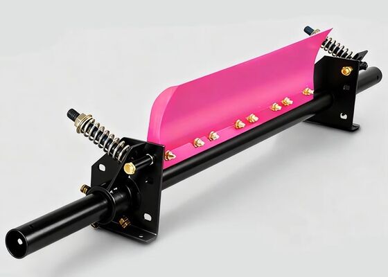 Polyurethane Conveyor Cleaner Yellow Blade Heavy Duty Aggregate Conveyor Application