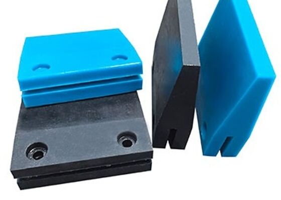 Conveyor Belt PU Scraper Yellow Blade High Strength Aggregate Conveyor System
