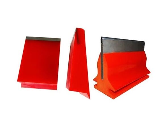 Polyurethane Conveyor Cleaning Blade for Sand Gravel Conveyor Long Wear Life
