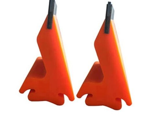 Polyurethane Conveyor Belt Scraper High Elasticity Yellow Blade Industrial Conveyor