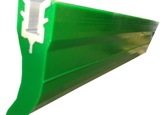 Polyurethane Conveyor Belt Scraper High Elasticity Yellow Blade Industrial Conveyor