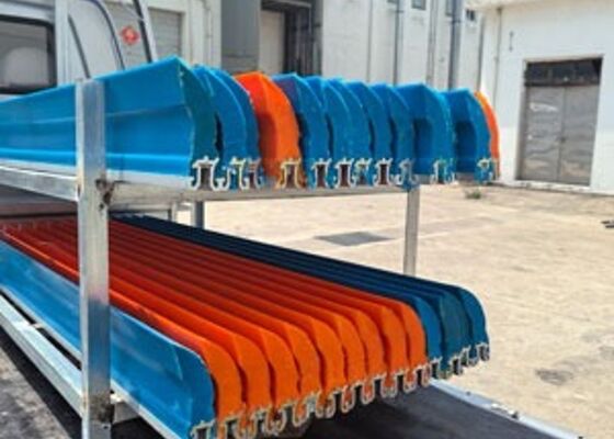 Conveyor Belt Cleaning System PU Scraper Corrosion Resistant Industrial Conveyor Cleaner