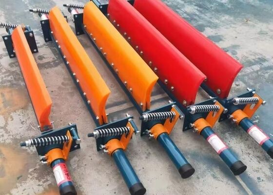 PU Conveyor Belt Scraper Primary Cleaner High Abrasion Resistance Bulk Material Use