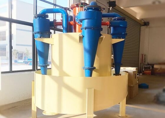 PU Hydrocyclone Separator For Mineral Processing 350mm Abrasion Resistant Mining Cyclone System
