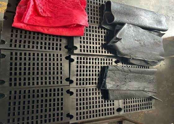 High Efficiency Rubber Screening Deck for Ore Beneficiation