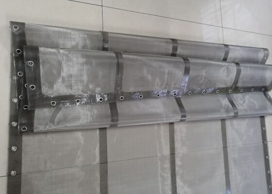 HUATAO High-Temp Grommet Screen 304L Stainless Steel Folded Edge Mining Applications