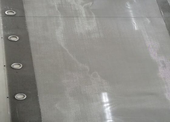 High-Temperature Grommet Screen 180° Folded Edge 316L Stainless Steel Chemical Processing