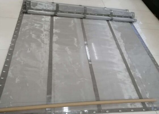 HUATAO Black PU Grommet Screen 304 Stainless Steel 46%-76.4% Open Area