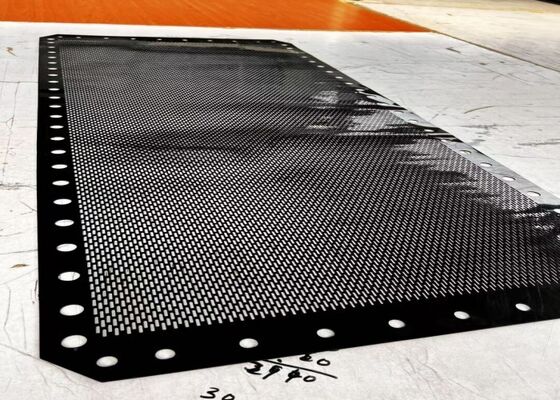 Rotex Replacement Screen 304 Stainless Steel Black PU-Strip Food-Grade Compatible