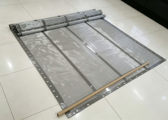High-Temp Folded Edge Screen 304 Stainless Steel >80°C for Chemical Processing