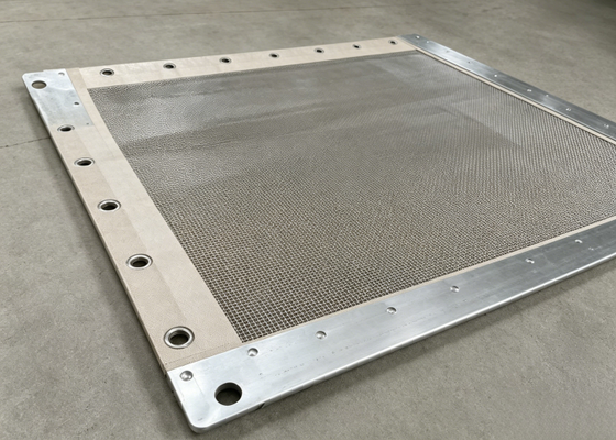 HUATAO High-Temp Grommet Screen Folded Edge 316 Stainless Steel Mining Separation