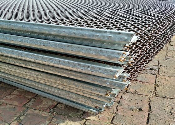 Abrasion Resistant High Tensile Manganese Steel Wire Mesh for Mineral Screening Applications