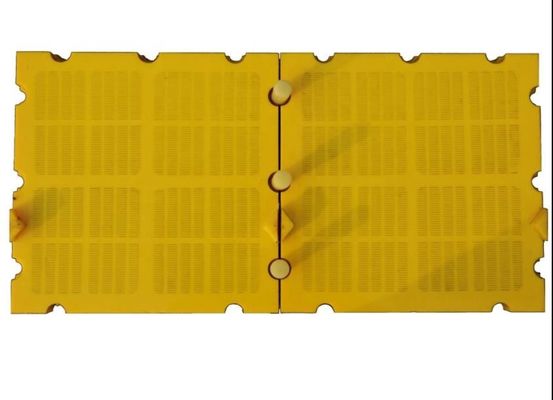 305mmx305mm Polyurethane Screen Mat with 0.125mm Aperture for Sand Dewatering and Modular Panel Design