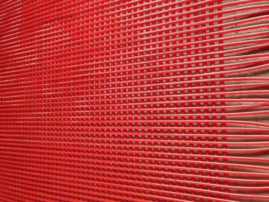 Steel Wire Rope Core Polyurethane Screen with Self Cleaning Feature for Mine and Quarry Applications