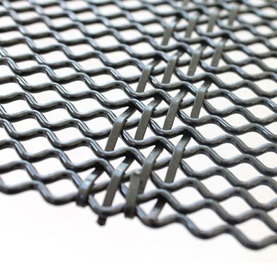 Anti Clogging Self Cleaning Vibrating Screen Mesh With Hooks Steel Wire Mesh for Mine and Quarry