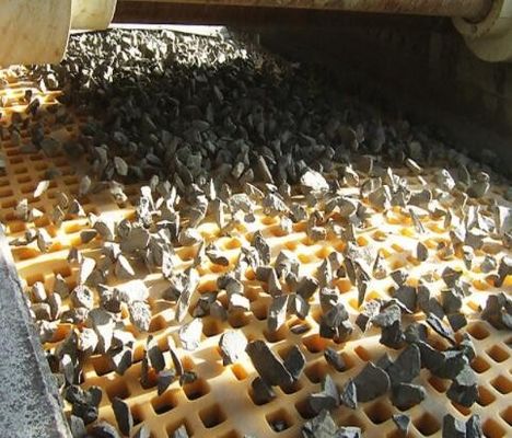 Minimum 3mm Aperture Tensioned Hook Polyurethane Screen Mesh with Corrosion Resistant and Self-Cleaning Features