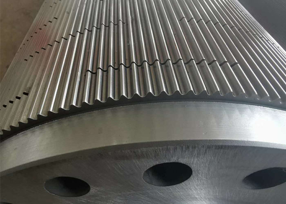 A/C/B/E/F フルートのタイプ コルゲート機械のためのクロムによってめっきされる波形のローラー