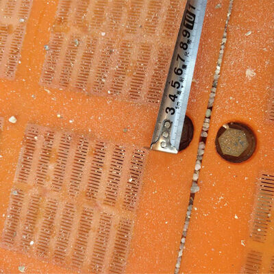 厚さ 30mm 高耐磨性ポリウレタン脱水スクリーンパネル 石炭洗浄工場用