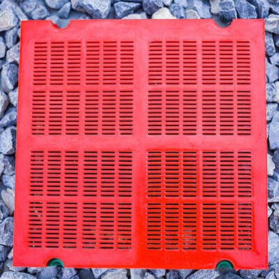 新しい高弾性石炭鉱山スクリーンメッシュ 振動型ポリウレタンPUスクリーン 線形 6ヶ月保証