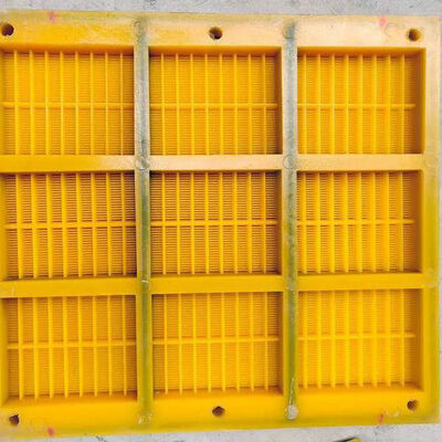 要求の厳しいスクリーニング作業向けの高引張強度モジュール式射出成形耐食性ポリウレタン スクリーン メッシュ