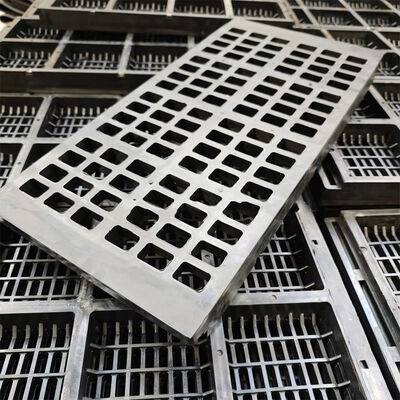 20*5mm Opening Size SELM Type Flexible Edge Rubber Screen With Vibration Noise Reduction