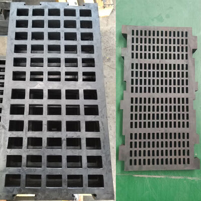 HUATAO 30mm 厚さ 305×305mm ショア硬度 40-60 目詰まり防止ゴムスクリーンパネル 炭脱水用