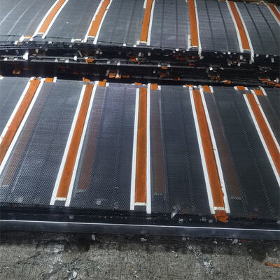 高スループットマイニング用途向け、1mm～65mm開口部のステンレス鋼セルフクリーニングワイヤーメッシュ