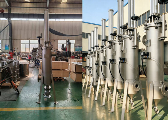 化学工業用自動空気スクレーパー式セルフクリーニングフィルター
