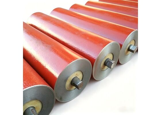 鉱業用輸送機 リターンロールゴムディスク 重用工業用輸送機 使用