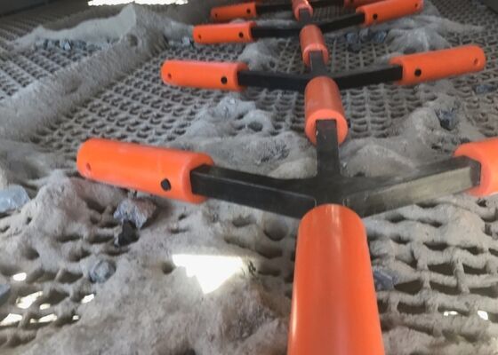 フリップフロースクリーン 優れた耐磨性のある解塞棒